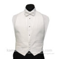 White Pique Vest & Bow Tie for Mens Dress